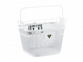 TOPEAK Basket Front w/E-bike compatible fixer 3e, white корзина крепление подходит д/электровел-да