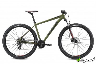 Велосипед Fuji 2023 MTB мод. Nevada 29 4.0 LTD  A2-SL р. 17 цвет армейский зелёный