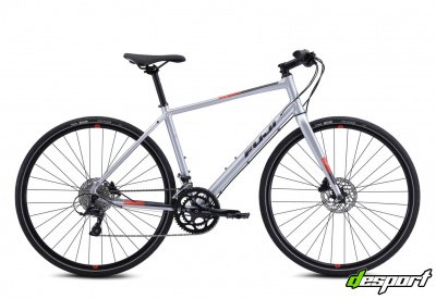 Велосипед Fuji 2021  FITNESS мод. ABSOLUTE 1.3 USA A2-SL р. 17 цвет серебряный металлик