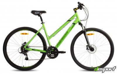 Велосипед Merida Crossway 10 lady Рама:XS(43cm) Green/BlackGreen