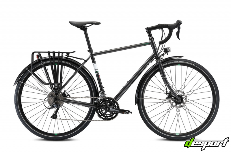 Велосипед Fuji 2021 TOURING  мод. TOURING DISC LTD Cr-Mo Reynolds 520 р. 64 цвет серый