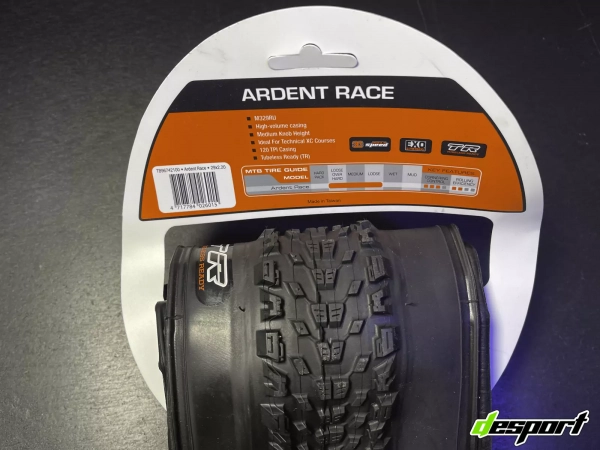 MAXXIS ARDENT RACE 29X2.2 M329RU F TLR DKFW BK 314/458+486 2PLHO 3LY										