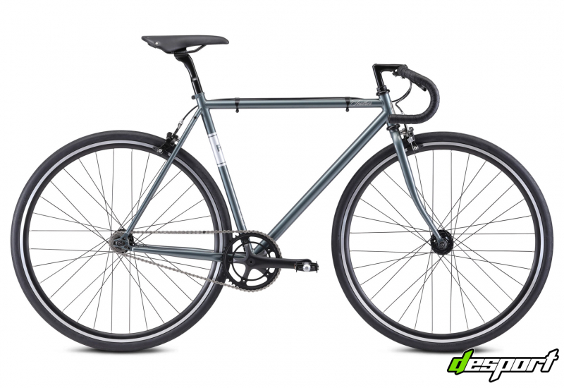 Велосипед Fuji 2023 FIXED мод. Feather Cr-Mo Reynolds 520 р. 63 цвет тёмно серый